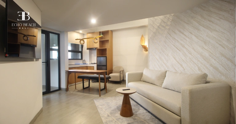 1BR Mezzanine Echo Beach Suites (400m to La Brisa) in Canggu - Image 3
